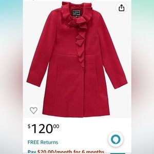 Rothschild Ruffle Side Button Coat